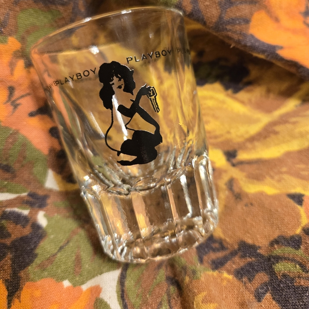 Vintage Playboy Key Club Shot Glass